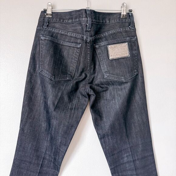 Ralph Lauren Straight Leg Mid Rise Dark Wash Jean Size 27 - Picture 5 of 7